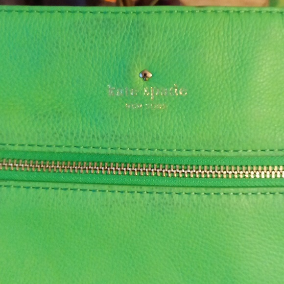 Gently Used Kate Spade Lime Green Crossbody - Picture 4 of 14